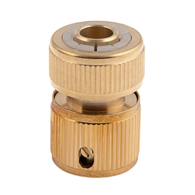 Купить Соединитель для шлангов 1/2" латунный, быстросъемный (1/96) "PALISAD"