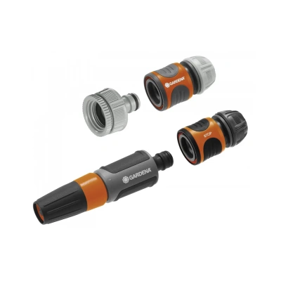 Купить Комплект для полива базовый (коннект.- 2шт., штуцер, наконечн.) (1/10) "GARDENA" 18291-20.000.00