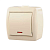Купить Выключатель открыт. уст. "NATA" 1 кл. с индикатором, кремовый (1/10/120) "LEZARD" 710-0300-111