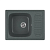 Купить Мойка для кухни врезная искусств. камень GRS-13-343 с крылом 650*500 мм антрацит (1) "GREENSTONE"