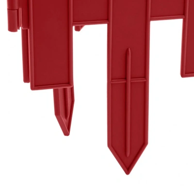 Купить Забор декоративный "Винтаж" пласт. 0,28*3 м 7 секций (терракот) (1/5) "PALISAD"