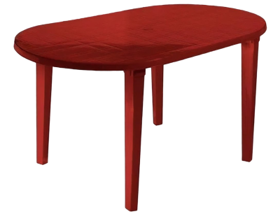 Купить Стол овальный бордовый ГЗ