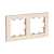 Купить Рамка "ATLASDESIGN" 2-х местн. универс., бежевый (1/30/180) "SCHNEIDER"