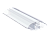 Профиль соед. д/сот. поликарб. 10мм прозрачн. 6м
