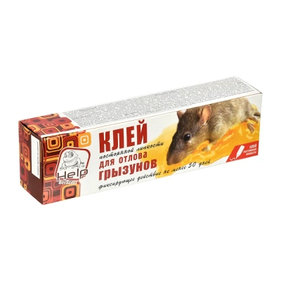 Купить Клей постоянной липкости от крыс и мышей 135 г (1/60) "HELP" 80281