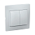 Купить Выключатель "Кварта" 2-х кл. вс10-2-0-кб, 10а, белый (1/10/200) "IEK"