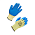 Купить Перчатки полиэфирные с рельеф. латексным покрытием 90-95 гр., размер 10, 13 класс (1/150) "Свс"