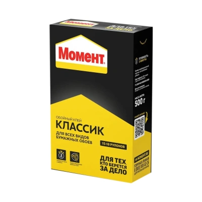 Клей обойный момент классик  500 г (1/12)  хенкель