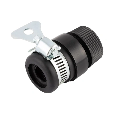 Купить Соединитель для шлангов 1/2" с системой быстрой фиксации и хомутом (1/50/100) "PARK" HL025