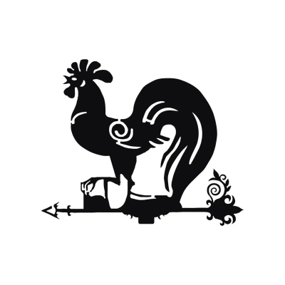 Купить Флюгер средний № 33 "Петух кукареку" 300*400 мм (1) "NEW VICTORIA"