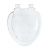 Купить Сиденье для унитаза "Эконом" снежно-белое (1/15) "Вирпласт"