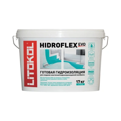 Купить Гидроизоляция "HIDROFLEX" 17 кг (1) LITOKOL