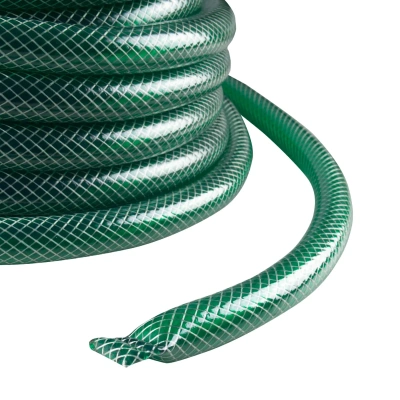 Купить Шланг пвх пищевой армиров. 3/4"  25 м (зеленый прозрачный) "Полимершланг"