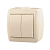 Купить Выключатель открыт. уст. "NATA" 2-х кл., кремовый (1/10/120) "LEZARD" 710-0300-101