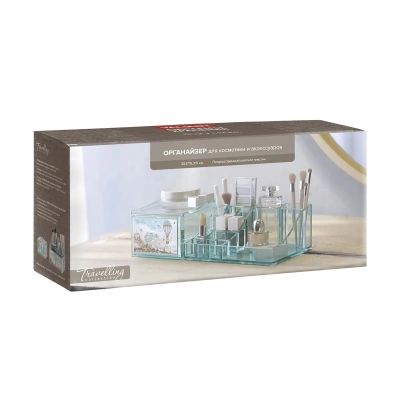 Купить Органайзер для косметики и аксессуаров "TRAVELLING" 30,5*15,3*9 см (1/12) "VALIANT" TC-ORG-S17