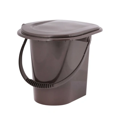 Купить Ведро-туалет 13 л со съемной ручкой (1/10) "Альтернатива" м6081