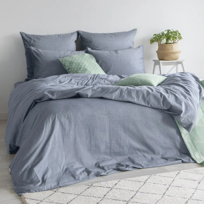 Купить Постельное белье "VEROSSA MELANGE" INDIGO евро