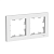 Купить Рамка "ATLASDESIGN" 2-х местн. универс., белый (1/30/180) "SCHNEIDER"
