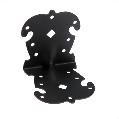 Купить Уголок крепежный фигурный 105х105х100 черный