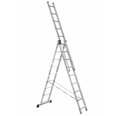 Купить Лестница-стремянка 3 секции по  9 ступеней (1) "Алюмет"