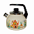 Купить Чайник эмалиров. со свистком "Чайный домик" слон. кость 3 л (1/4) "Стальэмаль"  4с209я