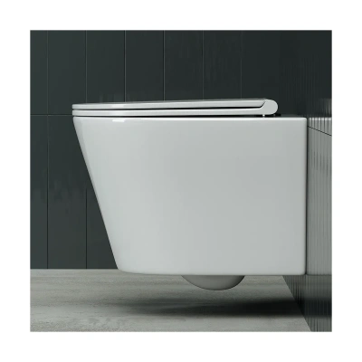 Купить Унитаз подвесной "RIMLESS" белый "CERAMICA NOVA" CN3011