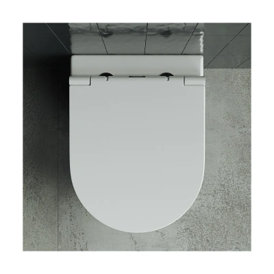 Купить Унитаз подвесной "RIMLESS" белый "CERAMICA NOVA" CN3011