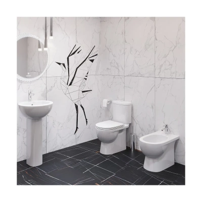 Купить Биде напольное "ART вкс" белое "SANITA LUXE"  BD.FS/Art/C/WHT.G/S1