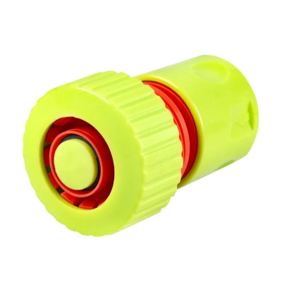 Купить Соединитель для шлангов 3/4" пласт. с автостопом (1/20/200) "FEONA" 003-2402