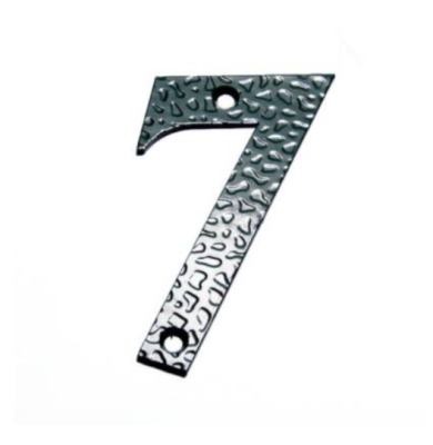 Купить Цифра 7 черная