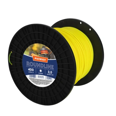 Купить Леска для триммера "ROUNDLINE" 3 мм 400 м круглая (1/10) "PATRIOT" 805201023