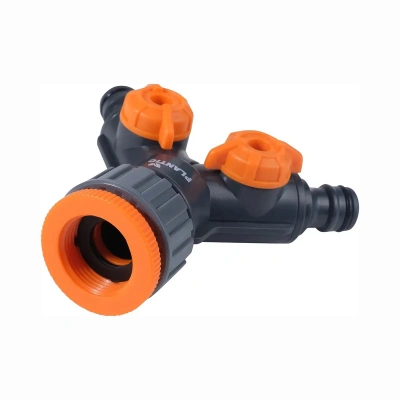 Купить Штуцер для крана 1/2"-3/4 -1" на два канала (1/10) "PLANTIC LIGHT" 39383-01