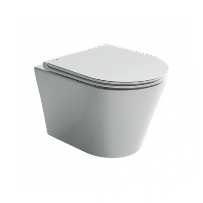 Купить Унитаз подвесной "RIMLESS" белый "CERAMICA NOVA" CN3011