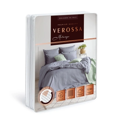 Купить Постельное белье "VEROSSA MELANGE" INDIGO семейный