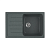Купить Мойка для кухни врезная искусств. камень GRS-76-343 с крылом 750*490 мм антрацит (1) "GREENSTONE"