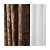 Купить Штора "Венеция" 160*260 см на ленте (коричневый) (1/4) "MONA LIZA" мл855/26/е160м