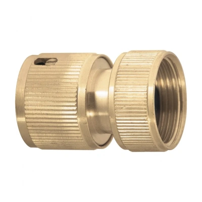 Купить Соединитель для шлангов 1/2" латунный, быстросъемный, внутр. резьба (1/96) "PALISAD"