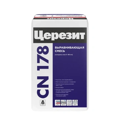 Купить Смесь для пола легковыравнивающаяся CN 178 25 кг (1/48) "CERESIT"