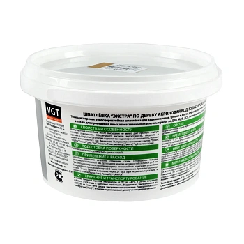 Купить Шпатлевка по дереву "Экстра" береза 1 кг (1/6) "Вгт"