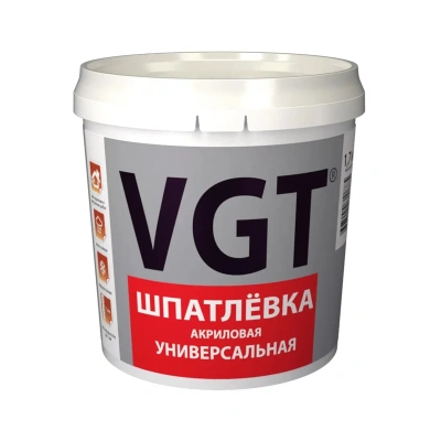 Купить Шпатлевка универсальная акриловая 1,7 кг (1/6) "Вгт"