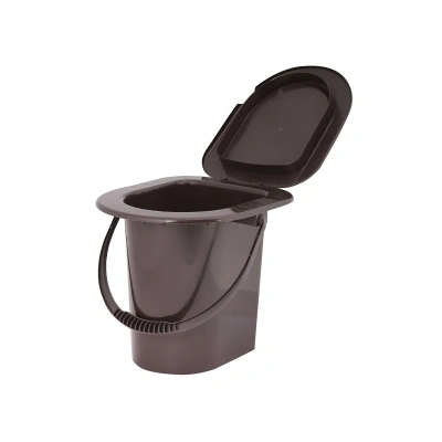 Купить Ведро-туалет 13 л со съемной ручкой (1/10) "Альтернатива" м6081