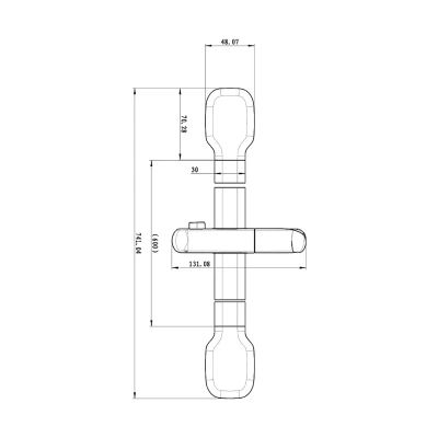 Купить Стойка для душа 741 мм  LM8078C (1/10) "LEMARK"