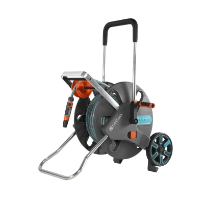 Купить Тележка "CLEVERROLL L EASY" с шлангом "CLASSIC" 25 м, комплект для полива "GARDENA" 18522-32.000.00