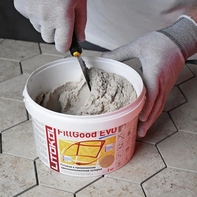 Купить Затирка "FILLGOOD EVO" F.210 GREIGEO, ведро 2 кг (1) LITOKOL