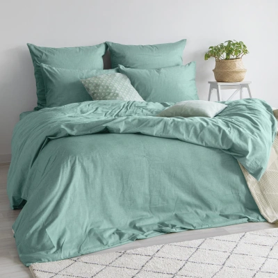 Купить Постельное белье "VEROSSA MELANGE" EMERALD семейный