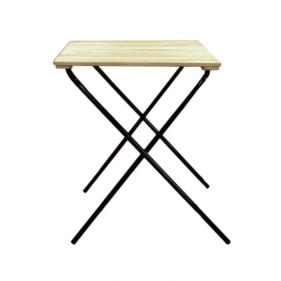 Купить Стол складной "Престиж" 60*63,5 см метал., столешница дерев. (1) "NEW VICTORIA"