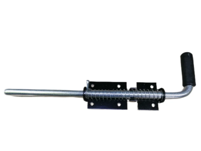 Купить Засов скобяной с пружиной 400мм узкий