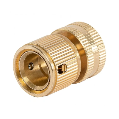 Купить Соединитель для шлангов 3/4" латунный, быстросъемный, внутр. резьба (1/96) "PALISAD"