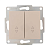 Купить Выключатель "KARINA" 2-х кл. проходной (механизм) кремовый (1/10/120) "LEZARD" 707-0388-106