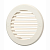 Купить Решетка вентиляционная круглая D 136 мм с фланцем D100 (1/55) "Эра" 10ркн Ivory